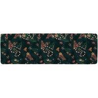 Benjamin Tate Design Beautiful Dark Forest Runner Rug in Natural | Size: 67 cm x 230 cm