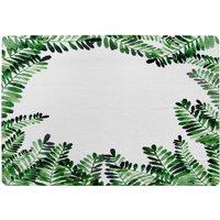 Benjamin Tate Design Green Botanical Leaves Designer Rug in Natural | Size: Large