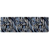 Benjamin Tate Design Abstract Zebra Skin Runner Rug in Natural | Size: 67 cm x 230 cm