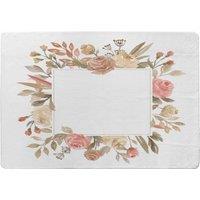 Benjamin Tate Design Flower Border Designer Rug in Natural | Size: Large