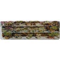 Benjamin Tate Design Plant Pots Runner Rug in Natural | Size: 67 cm x 230 cm