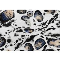 Benjamin Tate Design Leopard Print With Blue Designer Rug in Natural | Size: Large