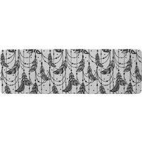 Benjamin Tate Design Hand Drawn Bohemian Chic Style Runner Rug in Natural | Size: 67 cm x 230 cm
