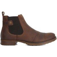 Dune London Men's 'Saltwood' Leather Casual Boots in Brown | Size: 8
