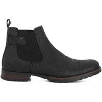Dune London Men's 'Saltwood' Leather Casual Boots in Black | Size: 11