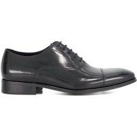 Dune London Men's Wide Fit 'Solver' Leather Oxfords in Black | Size: 10