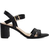 Dune London Women's Wide Fit 'Merisa' Sandals in Black | Size: 6