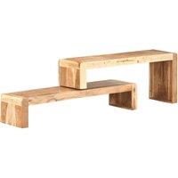 Berkfield Home 2 Piece TV Cabinet Solid Acacia Wood in Brown