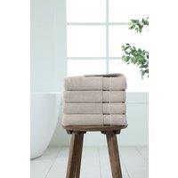 Martex 100% Cotton, 750gsm Hand Towels (Pack of 4) in Silver