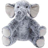 VFM e-Store Elephant Soft Toy 31cm Plush Cuddly Super Cute & Fluffy Grey