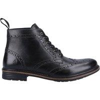 Hush Puppies Men's Joshua Brogue Boot in Black | Size: 10