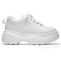 Jennie Striker White Chunky Bubble Trainers