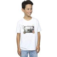 Harry Potter Boy's Harry Expelliarmus T-Shirt in White | Size: 12-13 Years