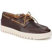 Vionic Men's Uptown Boat Loafers in Chocolate | Size: 8.5