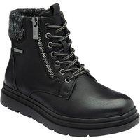 Lotus Women's 'Saundra' Zip-Up Ankle Boots in Black | Size: 5