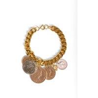 Caramel Vintage Jewellery Women's Gold Penny Bracelet