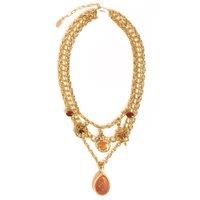 Caramel Vintage Jewellery Women's Gold Autumn Dreams Layered Necklace