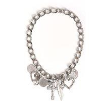 Caramel Vintage Jewellery Women's Silver Love, Sex & Money Necklace