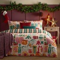 Furn All Wrapped Up Reversible Printed Duvet Cover Set | Size: King