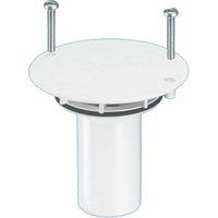 McAlpine TSGWCOVER+TUBE White Plastic Cover Plate & Insert Tube for Gully