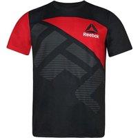 Reebok Men's UFC Black/Red T-Shirt in Black | Size: XS