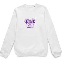 The Powerpuff Girls Official Thunderbolts Sweatshirt in White | Size: Medium