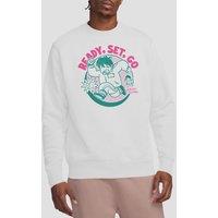 Squid Game - Season Three Ready Set Go Sweatshirt, White | Size: Medium