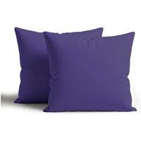 Snug City Waterproof Outdoor Garden Patio Cushion Cover & Inner Square Pack Of 2 in Purple | Size: 60 cm x 60 cm