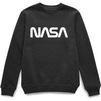 NASA Worm White Logotype Sweatshirt - Black | Size: Small