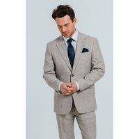 Dobell Men's Grey Flannel 2 Piece Suit | Size: 50R