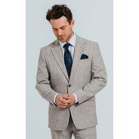 Dobell Men's Grey Flannel Suit Jacket | Size: 48L