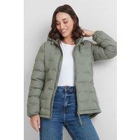 TOG24 Women's 'Palmer' Shower Resistant Insulated Jacket in Khaki | Size: 8