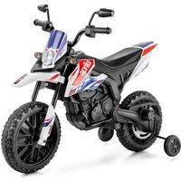 Xootz Aprilia 12V Ride on Motorbike With Stabilisers Electric Ride on in White