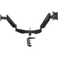 AVF Double Multi Position Monitor Desk Mount, for Screens up to 35 Brand in Black