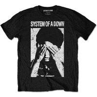 System Of A Down Men's See No Evil T-Shirt in Black | Size: 2XL