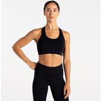 Dare 2b Women's Don't Sweat It Light Comfortable Quick-Drying Sports Bra in Jet Black | Size: XL