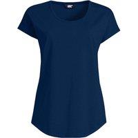 Lands' End Women's Cotton Modal Scoop Neck T-shirt in Navy | Size: 8