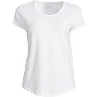 Lands' End Women's Cotton Modal Stretch Jersey T-shirt in White | Size: 14-16