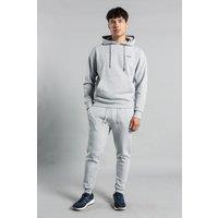 Tokyo Laundry Men's Hoody & Jogger Co-ord Set in Light Grey | Size: Large