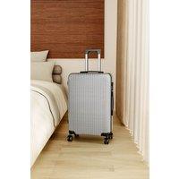 Hardshell Spinner Wheel Luggage Travel Suitcase, 20" Silver