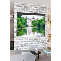 84" Electric Projection Screen With Remote Control