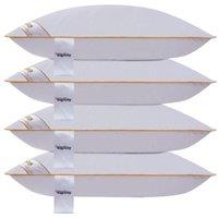 Ezysleep Luxury Goose Feather & Down Pillow - Set of 4 in White