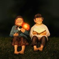 Marco Paul Solar Garden Ornaments - Grandparent Statue