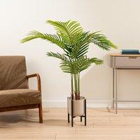 Scottish Everlastings Ltd 120cm Palm Tree in Pot KD in Green