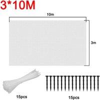 Hinsinc 10M Garden Netting - Fine Mesh Bird / Insect Protection in Clear