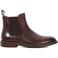 Dune London Men's 'Maisen' Leather Chelsea Boots in Brown | Size: 11