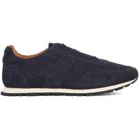 Dune London Men's 'Treyson' Suede Trainers in Navy | Size: 10