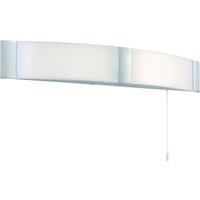 Netlighting Onan Bathroom Wall Shaver IP44 6W Chrome Acrylic in Grey