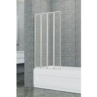 4-Panel Folding Bath Shower Screen