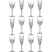RCR Crystal 12 Piece Brillante Stemware Set in Clear